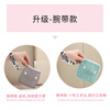 Yufan Coin Purse Wallet Women's Short Card Holder Mini Student Aunt Towel Storage Bag Simple Japanese Coin Bag Small Bag Upgraded - Wristband Style Linen Black