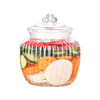 Baijie pickle jar glass sealed jar storage jar wine container large capacity 1250ML pickle jar pickle jar