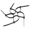 Hasdick Beijing warehouse delivery black self-locking large nylon cable tie 50cm long 7.5mm wide 100 pieces/pack HKZ-90