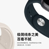 Chongjie is suitable for Apple watch iwatch strap ultra2/S9/8/7/6/SE/5/universal watch strap sports silicone strap apple peripheral crescent white apple strap 42/44/45/49MM