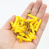 Bingyu small yellow croaker plastic expansion tube bolt expansion screw wall plug self-tapping screw expansion plug 6*30 (100 sets)