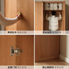 Genji Muyu solid wood wardrobe Nordic cherry wood household combination storage cabinet modern simple bedroom wardrobe 0.9 meters wide / 2 meters high wardrobe (folding style)