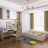 Sophia tatami bed, storage box, bed and wardrobe integrated, second bedroom study, teen room lift desk, bed cabinet customization, privilege deposit