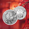 Chinese Gold Coins 2022 New Year Commemorative Coin 3 Yuan Blessing Coin 8 Gram New Year Silver Coin Card Book Version