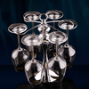Flevinz European metal cup holder upside down cup holder burgundy wine glass goblet special bar home red wine glass cup holder