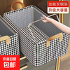 JD Logistics Houndstooth Clothes Storage Box Home Drawer-type Fabric Organizing Storage Box Cabinet Layered Storage Upgraded Model - With Steel Frame 1 piece 47*28*20cm