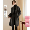 Shangjing Woolen Coat Women's 25th Winter New Women's Clothing Hepburn Style Simple Mid-Length Wool Double-sided Woolen Coat Top