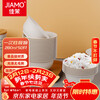 Jiamo disposable bowl 280ml*50 pieces environmentally friendly rice husk bowl soup bowl picnic round bowl no-wash disposable tableware