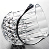 KBOX large crystal glass champagne ice bucket bar KTV ice cube diamond with handle ice clip single Aobo engraved ice bucket color box (with handle ice clip)