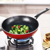 SUPOR wok, non-stick wok, low oil smoke, non-stick frying pan, household kitchen pot with lid, special for open flame (suitable for 1~3 people) 30cm