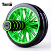 Explore the Abdominal Wheel, Abdominal Muscle Wheel, Push-up Stand, Slim Waist Abdominal Wheel, Giant Wheel, Silent Home Sports and Fitness Set Equipment, Sporting Goods, Giant Wheel with Sponge Cover (21cm in Diameter)