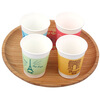 Miaojie disposable paper cup tea thickened food grade business cup 250ml*80 pieces