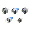 TaoTimeClub push button switch 5.8*5.8-8.5*8.5MM self-locking lockless switch 10 pcs 8*8MM self-locking switch double row/6 feet (10 pcs)