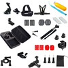 Jingsheng GoPro13/12/11 DJI Action6/5Pro/4th generation Shadow Stone series and other sports camera universal accessories set storage bag buoyancy rod and other 40-piece set