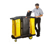 CHAOBAO D-011-2B multi-purpose covered cleaning trolley/linen trolley/hotel service trolley