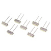 TaoTimeClub quartz crystal oscillator plug-in two-pin HC-49S passive clock crystal 3.579545MHz-40MHz 12MHz plug-in two-pin (5 pieces)