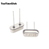 TaoTimeClub quartz crystal oscillator plug-in two-pin HC-49S passive clock crystal 3.579545MHz-40MHz 7.3728M plug-in two-pin (5 pieces)