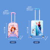 Yitongxiang Disney children's sit-down trolley case Elsa Princess suitcase universal wheel travel boarding case for boys and girls 16-inch new ice and snow pink zipper