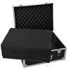 BORY Trolley Tool Box Aluminum Alloy Tool Box Large Photography Box Camera Case Trolley Instrument Display Box Matt Black Heavy Duty Trolley Tool Box 65*43*31CM