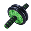 Mentojia Abdominal Wheel Abdominal Muscle Wheel Household Silent Abdominal Machine Double-Wheel Roller Abdominal Fitness Equipment Set Double Wheel Green (Wheel Diameter Approximately 16.5CM)