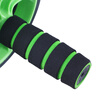 Mentojia Abdominal Wheel Abdominal Muscle Wheel Household Silent Abdominal Machine Double-Wheel Roller Abdominal Fitness Equipment Set Double Wheel Green (Wheel Diameter Approximately 16.5CM)