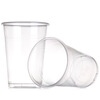 Miaojie plastic disposable cup tea space aviation transparent food grade thickened 240ml*100 only medium size