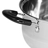 SUPOR soup pot, gas stove, induction cooker, universal 304 stainless steel thickened double-eared small cooking pot, household steaming soup pot for cooking noodles, with steam grid - 24cm