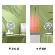 Corea del Sur Daewoo DAEWOO ventilador eléctrico ventilador de circulación de aire ventilador dormitorio hogar multifunción turbo ventilador oficina escritorio madre y bebé ventilador de mesa circulación ventilador maquinaria-C20 blanco
