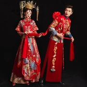 Damudidamudiブランドの婦人服xiuhe衣料品ブライダル婦人服21年新しい春と秋の中国のカップルお祭り でエレガントな女神ファンlongfengガウンウェディングドレスウェディングドレスシンプル 装飾bxxl
