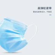 Hai's Hainuo Group 100 medical surgical masks disposable non-woven summer adult masks dust-proof, sun-proof, catkin-proof riding breathable masks 10 * 10 bags