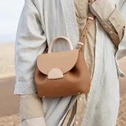 Nicchia francese new POLENE paris smiley face borsa da donna nuovo design di nicchia alla moda poleno flagship store borsa da donna cammello triplo colore tromba