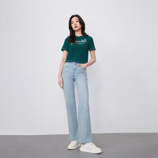 Women's Jeans High Waist Jeans Women's Radish Harlan Pants Autumn/winter  New Thickened and Velvet High Waist Nine Casual Pants