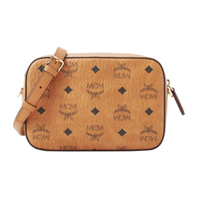 MCM luxury women s Visetos E W series printed logo shoulder crossbody bag camera bag MWRAAVI03CO001