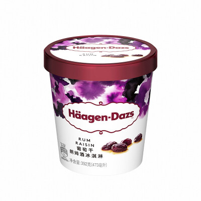 Haagen Dazs Grape Rum Ice Cream 473ml