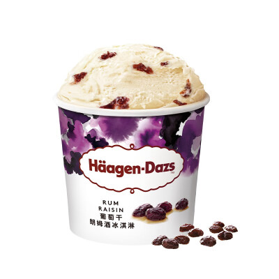 Haagen Dazs Grape Rum Ice Cream 473ml