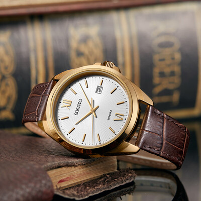 Seiko (SEIKO) Men's Watch Business Casual Waterproof Quartz Screw Back  Men's Watch SUR284P1