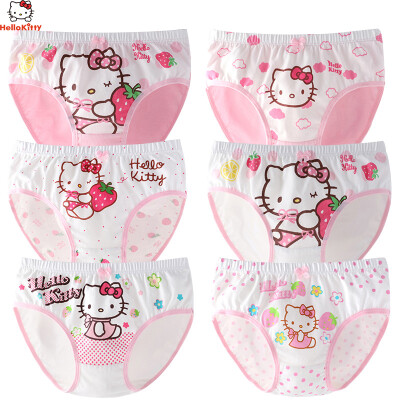 Hello kitty girls underwear cotton children's shorts baby bottoms