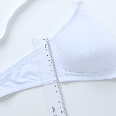 Bilim 100% cotton wireless young girl bra after the hasp type 100% student  cotton underwear b1108