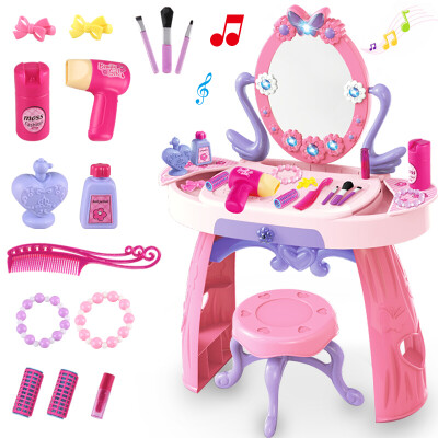 Hook Hand Toy Children S Play House Princess Dressing Table Girl Baby Makeup Props Table And Chair