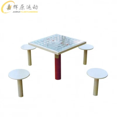 Outdoor Community Park Entertainment Facilities Chess Table Fitness Equipment Elderly Magnetic Track Chess Table New National Standard Chess Table