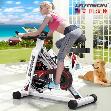 HARISON [Global Best Selling] American Hanchen Smart Spinning Bike Home Sports Equipment Mute Indoor Pedal Sports Fitness Equipment Upgrade Model B1850PRO
