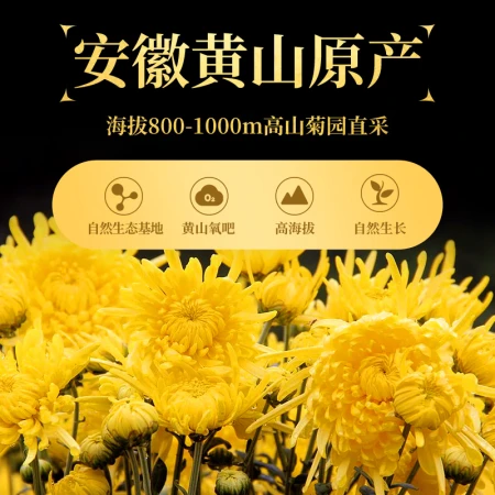 Gongyuan chrysanthemum tea golden silk imperial chrysanthemum big flowers 30 independent small packaging a cup of a special fetal chrysanthemum herbal tea