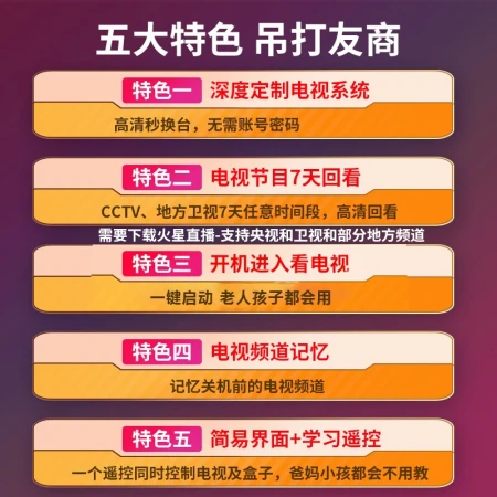 [Turn on and watch the live broadcast directly] Hisilicon chip TV box live broadcast network set-top box HD 4k wireless network player Telecom Omen Magic Box projection screen supports online course charm box 5G Bluetooth flagship version [Hisilicon core] + voice dual remote control - start live broadcast within seconds