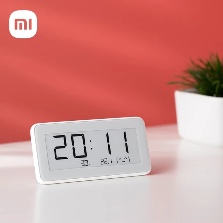 Xiaomi Mijia electronic temperature and humidity meter Pro Bluetooth electronic home baby room indoor high precision temperature and humidity meter clock