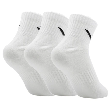 Nike NIKE men's middle socks socks three pairs EVERYDAY sports socks SX7677-100 white M size
