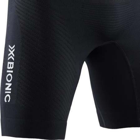 X-BIONIC Brand New 4.0 Youneng Speed ​​Running Men's Sports Shorts Moisture Wicking Function Underwear Running Outdoor XBIONIC [Shorts] Cat Eye Black/Polar White L