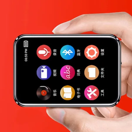 Golden beast full screen mp3 bluetooth student version walkman MP4 touch screen music player large built-in dictionary p5 reading novels 2.0 inch touch screen version 2.0 inch classic button version without memory [a bare machine without accessories]