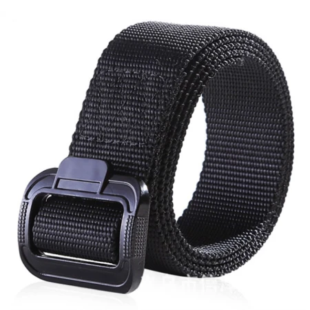 S.archon tactical canvas nylon belt outdoor accessories black metal buckle inner belt black