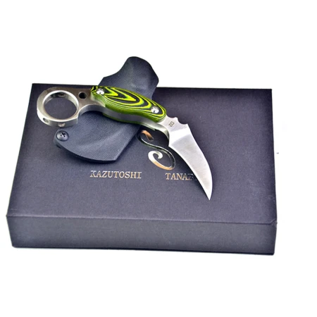 Cold bow green ghost claw D2 steel claw knife claw knife outdoor camping knife adventure knife extreme outdoor knife self-defense defense knife adventure knife