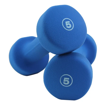 PROIRON environmental protection plastic dipped frosted dumbbell color ladies dumbbell fitness home dumbbell 5 lbs